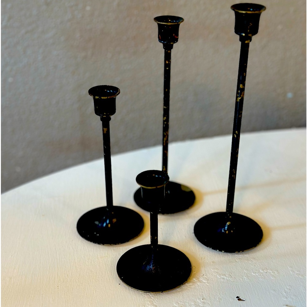 Antique candle holders